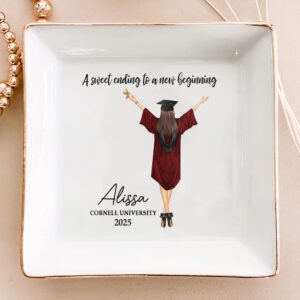 A Sweet Ending To A New Beginning - Personalized Jewelry Dish