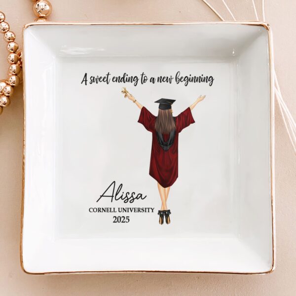 A Sweet Ending To A New Beginning - Personalized Jewelry Dish