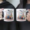 Because Of You, Mom - Personalized Mug