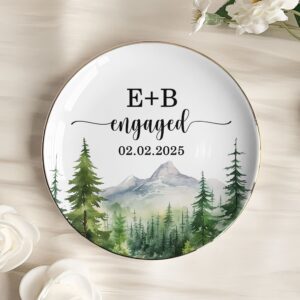 Couple Name Wedding Gift Anniversary Gift- Personalized Jewelry Dish