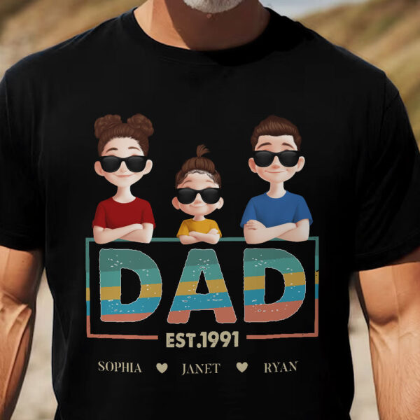 Dad Vintage Style - Personalized Shirt - Image 2