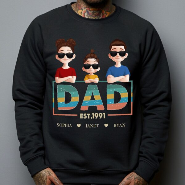 Dad Vintage Style - Personalized Shirt - Image 4