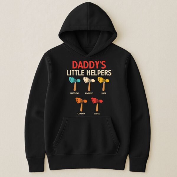 Daddy's Little Helpers Custom Kids Name - Personalized Shirt - Image 6