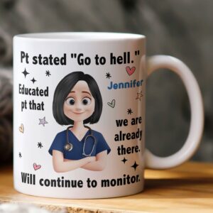 Funny Sarcastic Nursing - Personalized Mug
