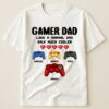 Gamer Dad Like A Normal Dad Only Much Cooler - Personalized Shirt