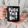 Hidden Swear Message Funny Mug - For Friends, Coworkers, Self Gift - Personalized Mug