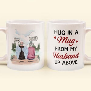 Hug In A Mug - Personalized Mug - Memorial Gift For Family Members
