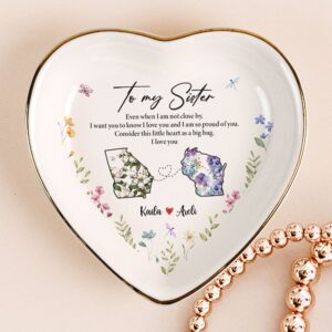 I'm So Proud Of You Sister - Personalized Ring Dish