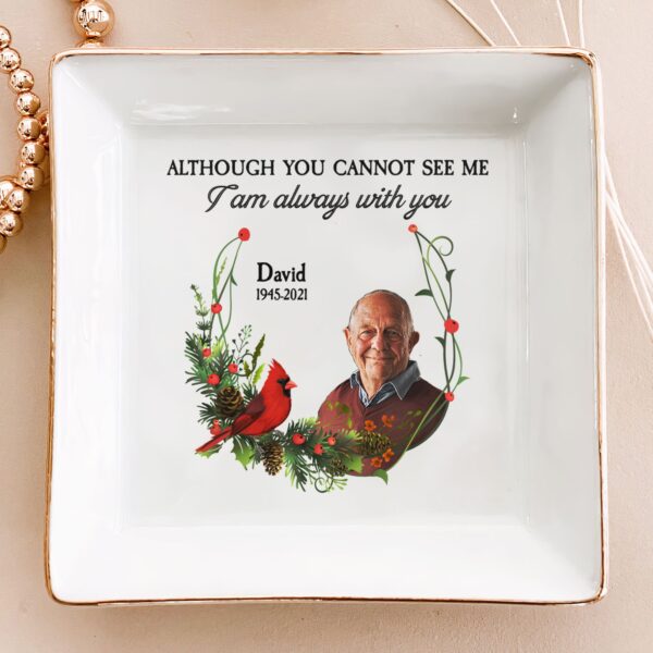 I'm Always With You - Personalized Photo Jewelry Dish - Image 2