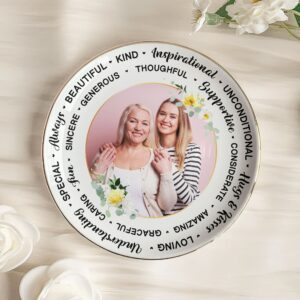 Jewelry Dish Gift For Beautiful Daughter - Personalized Photo Jewelry Dish