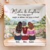 Mother And Daughters Never Truly Apart Mom Gift - Personalized Jewelry Dish