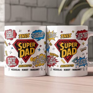 My Dad Is Stronger Than Any Superhero - Personalized Mug