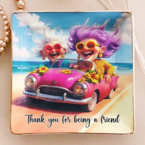 Thank You For Being A Friend - Personalized Jewelry Dish