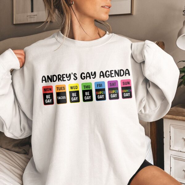 The Gay Agenda - Personalized Shirt - Image 5