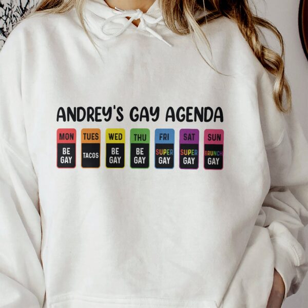 The Gay Agenda - Personalized Shirt - Image 8