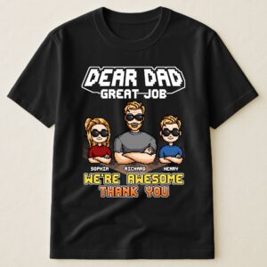 We're Awesome Dad - Personalized Shirt