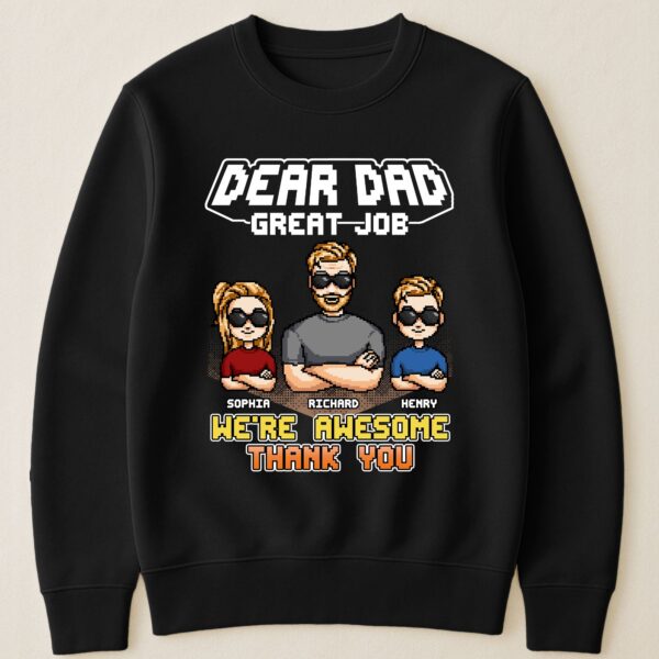 We're Awesome Dad - Personalized Shirt - Image 3