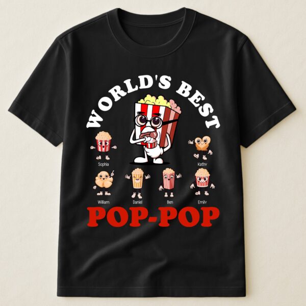 World's Best Pop-Pop - Personalized Shirt