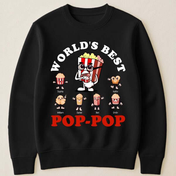 World's Best Pop-Pop - Personalized Shirt - Image 3