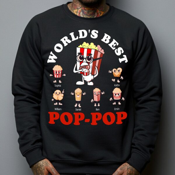 World's Best Pop-Pop - Personalized Shirt - Image 4