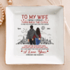 To My Wife I Wish I Could Turn Back The Clock - Personalized Jewelry Dish